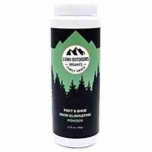Lumi Outdoors Natural Powder Shoe and Foot Odor Eliminator
