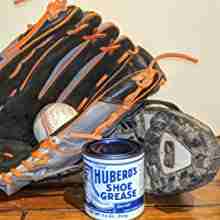 Huberd's Shoe Grease Leather Baseball Glove