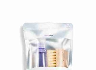 jason markk essential kit 4 oz premium shoe cleaner standard brush 1 2