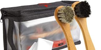 Kiwi Complete Leather Care Shoe Polish Travel Kit Black Brown