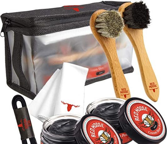 Kiwi Complete Leather Care Shoe Polish Travel Kit Black Brown