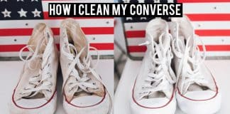 how to clean converses