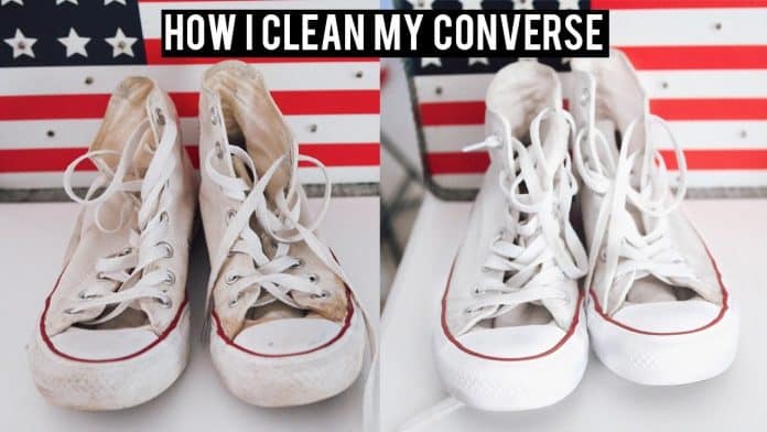 how to clean converses