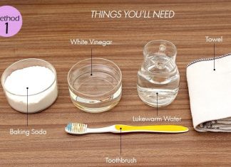 How to clean shoes with baking soda