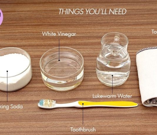 How to clean shoes with baking soda