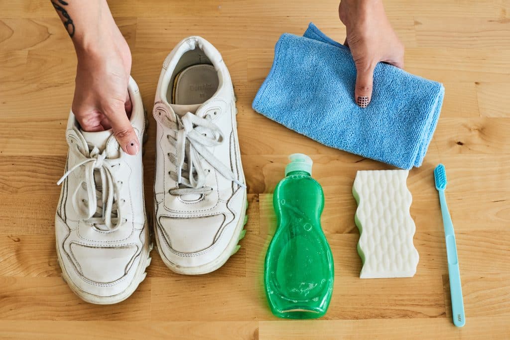 Can I Use Dish Soap To Clean My Shoes?