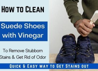 does vinegar remove dirt from shoes 4