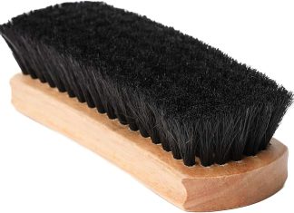 are there brushes designed for specific shoe materials