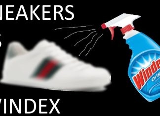 can i use windex to clean shoes 5