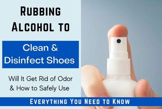 does rubbing alcohol remove dirt from shoes 1