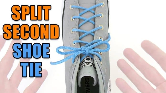 how do you tie laces in 2 seconds 5