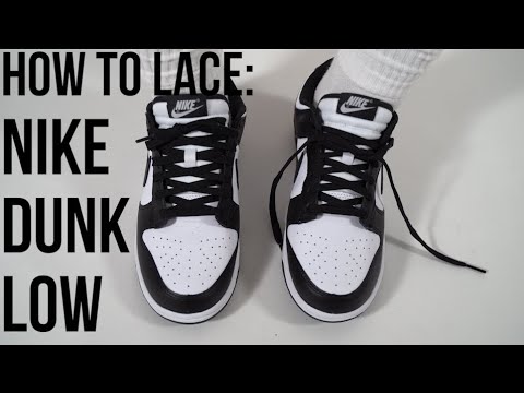 How Do You Wear Dunk Laces?