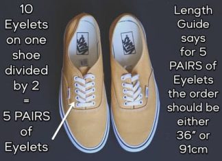 how long are laces for high top sneakers 4
