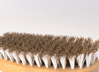 best selling shoe cleaning brush set with natural bristles