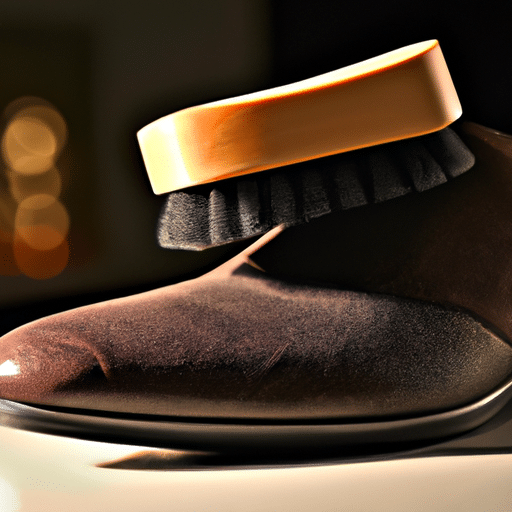 shoe polishing kit restores a shine to leather shoes