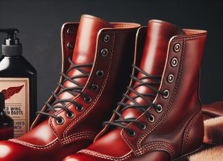 brought your red wings in for our signature boot cleaning and conditioning 1