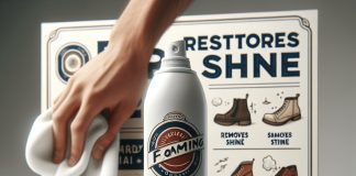 foaming shoe cleaner for easy cleaning of leather and fabric 1