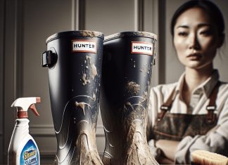 hunter rain boots splattered trust us to clean inside and out 1