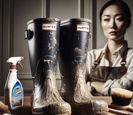 hunter rain boots splattered trust us to clean inside and out 1
