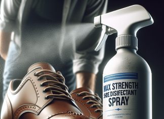 max strength shoe disinfectant spray kills bacteria and germs 1