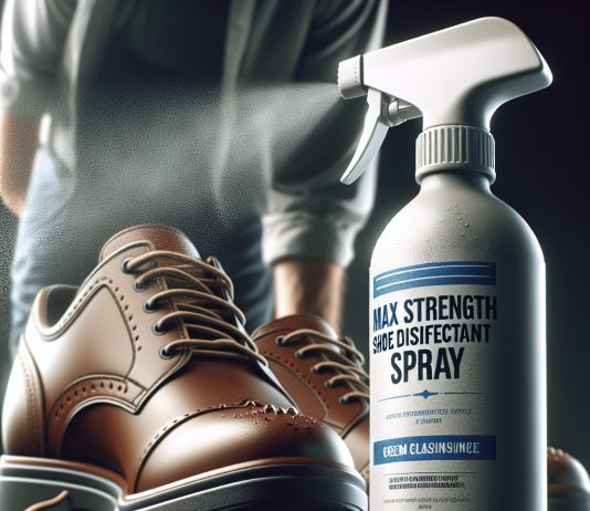max strength shoe disinfectant spray kills bacteria and germs 1