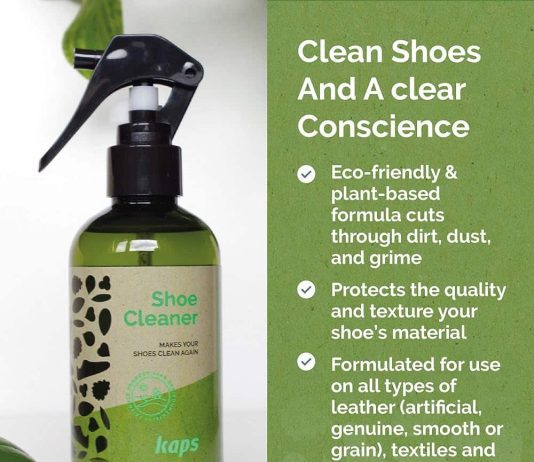 natural shoe cleaning spray made with plant based ingredients 2