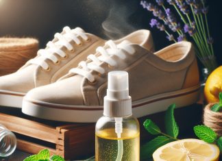 natural shoe deodorizer spray made with essential oils 3