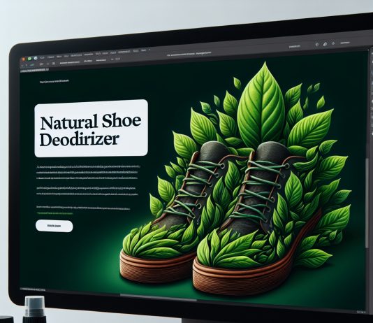natural shoe deodorizing spray made with essential oils 1