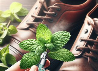 natural shoe odor spray made with organic ingredients