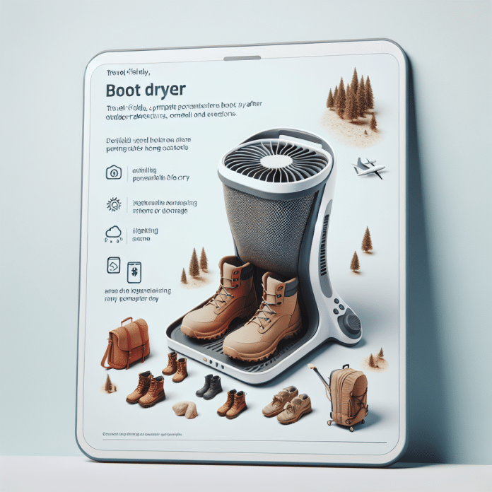 portable and compact boot dryer for home or travel use 1