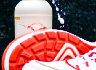 shoe sanitizing spray for disinfecting athletic footwear