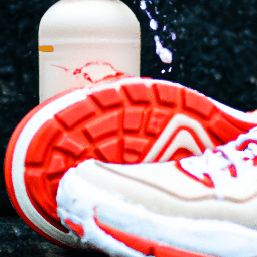 shoe sanitizing spray for disinfecting athletic footwear