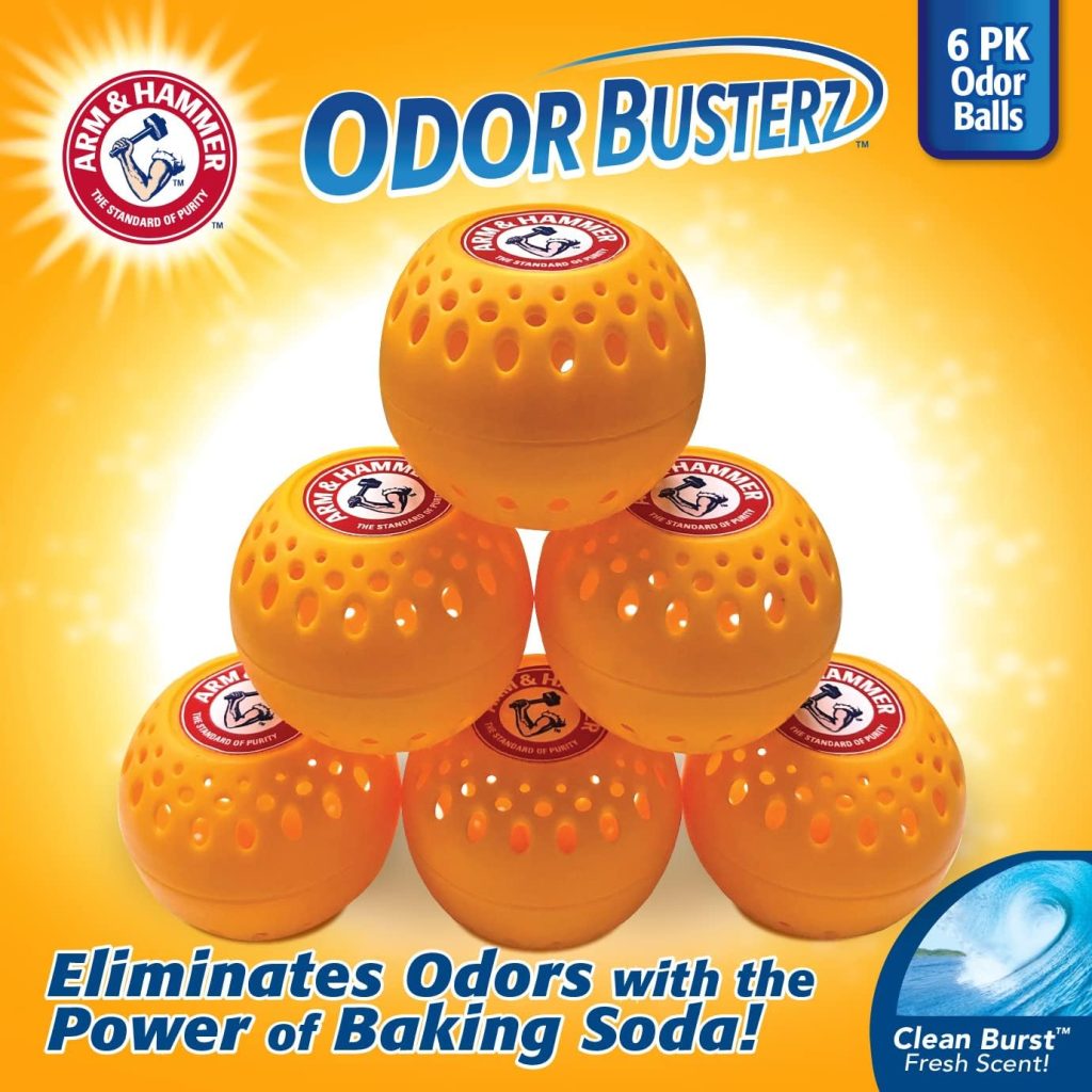 Arm  Hammer Deodorizer Odor Busterz, 3-Pack, Orange, 3 Count