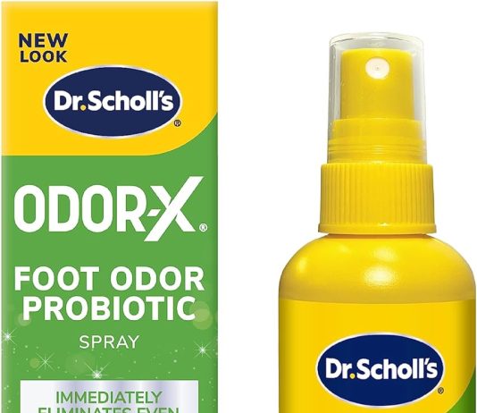 Dr. Scholl’s Odor-X Foot Odor Probiotic Spray Review dr scholls odor x foot odor probiotic spray review
