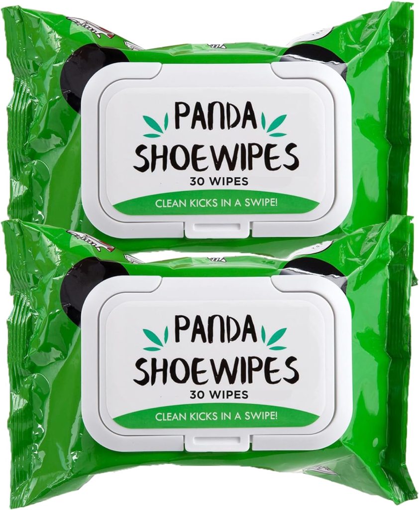 Panda Shoe Wipes. Removes Dirt, Grime, Dust, etc! Clean Sneakers Quick Wipes for Sneakers.