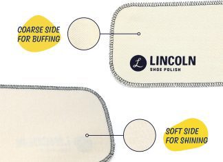 product review lincoln shoe polish shine buff cloth set of 3