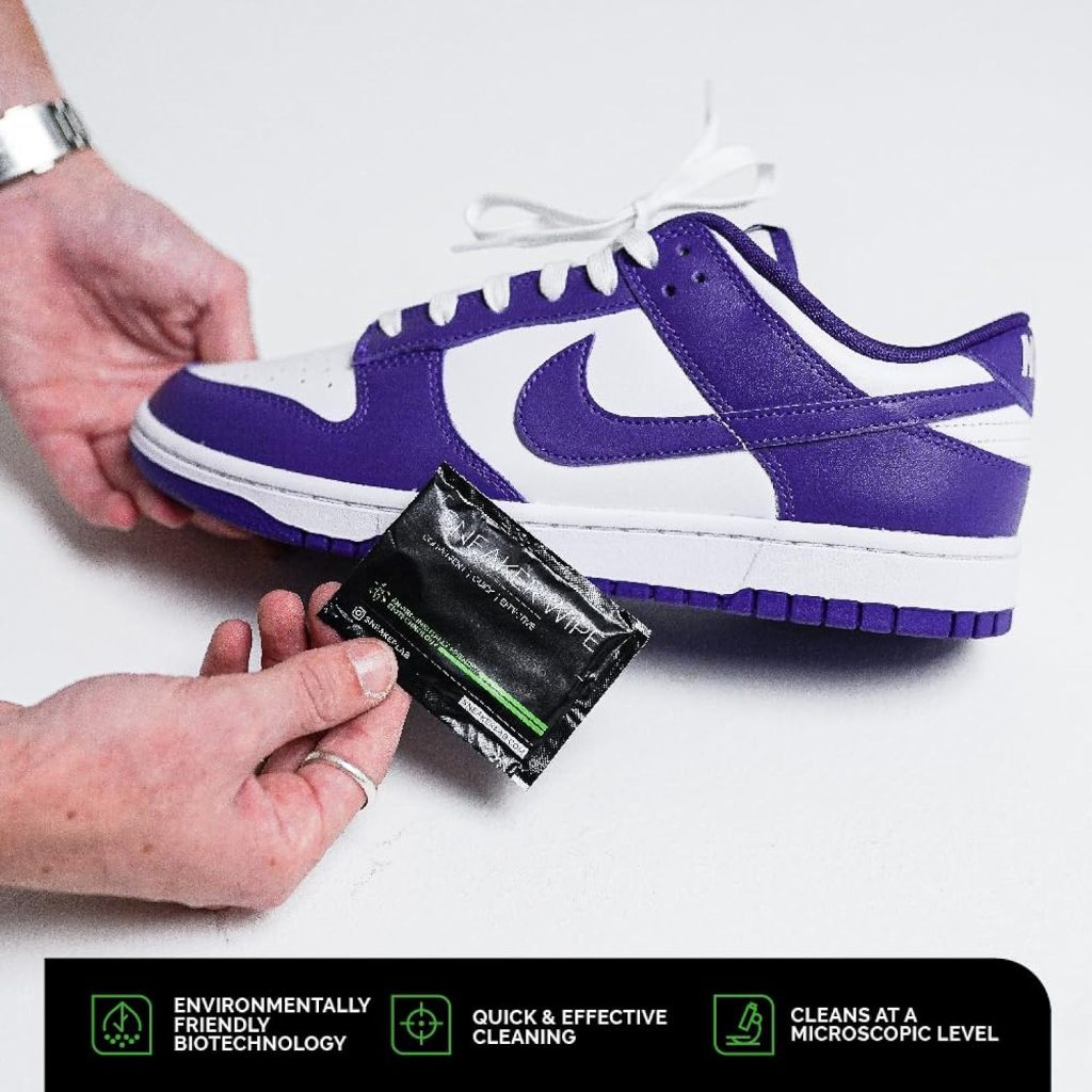 SNEAKER LAB Premium All Purpose Shoe Cleaner Wipes - Safe to Use On Leather, Canvas, Mesh  Various Knits