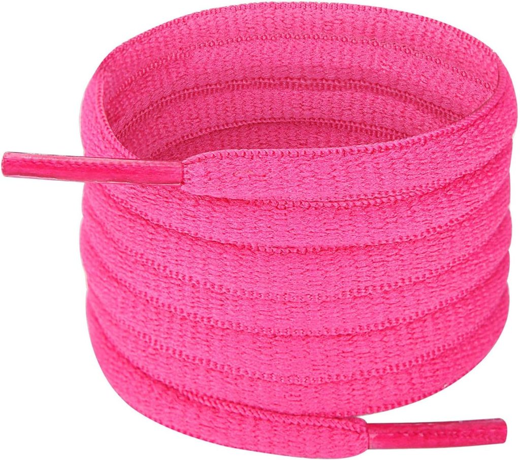 1/4 Oval Athletic Shoelaces 24-72 in 22 Colors Half Round Shoe Laces