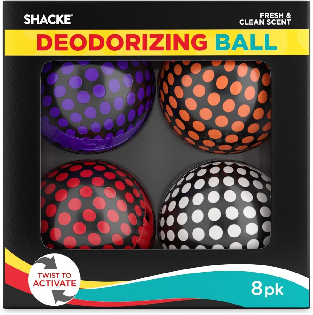 8pk Shoe Deodorizer Balls for Odor Elimination (Fresh Scent)
