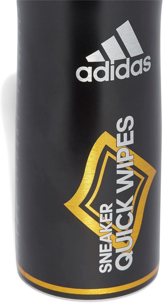 adidas Shoe Cleaner Wipes - 15 Ready-To-Use Sneaker Quick Wipes - Travel Size Container for Taking On-The-Go