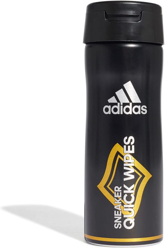 adidas Shoe Cleaner Wipes - 15 Ready-To-Use Sneaker Quick Wipes - Travel Size Container for Taking On-The-Go