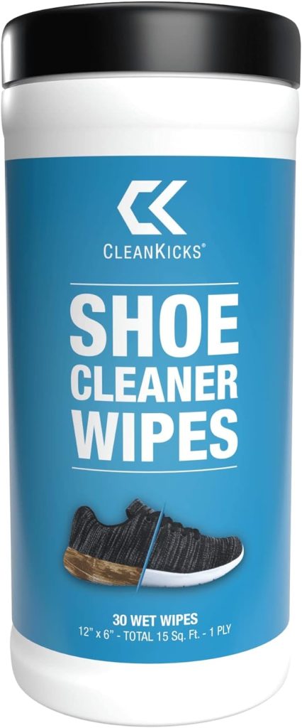 CleanKicks Shoe Cleaner Wipes - Removes Scuffs and Dirt Buildup - (30 Count)