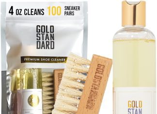 gold standard premium shoe cleaning kit sneaker cleaning kit for tennis leather canvas white shoe cleaner sneakers kit 1