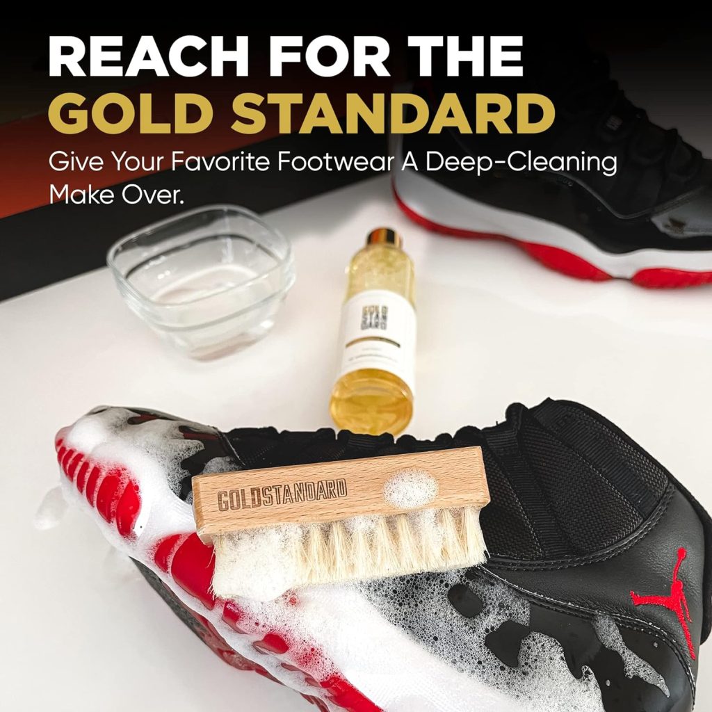 Gold Standard Premium Shoe Cleaning Kit - Sneaker Cleaning Kit for Tennis, Leather, Canvas White Shoe Cleaner Sneakers Kit