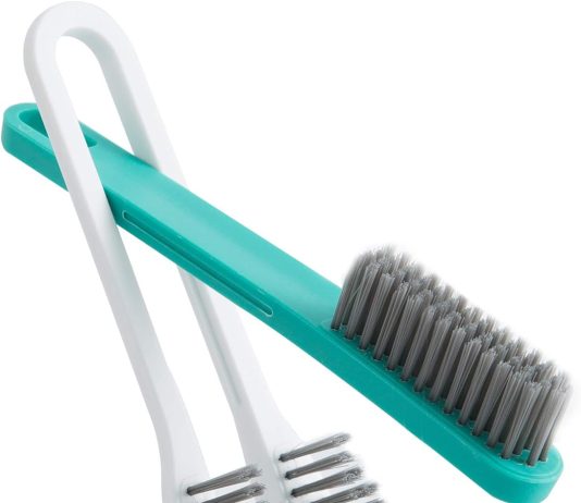 honoma sneaker cleaner brushscrub brushmulti purpose cleaning brush shoe care 2 in 1 brush made with nylon bristle green