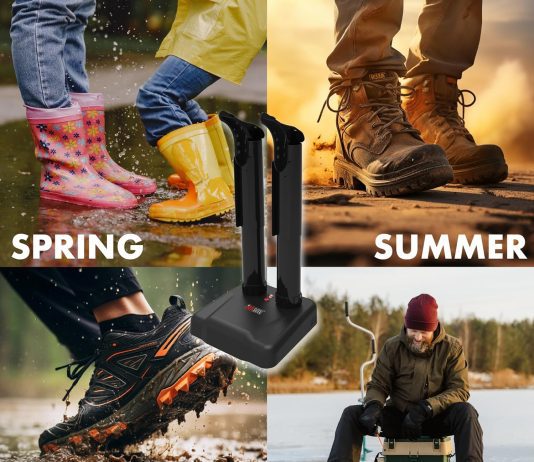 jobsite boot dryer silent shoe dryer warmer for work boots gloves shoes fanless convection dry helps reduce odor 4