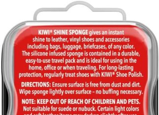kiwi shoe shine polishing sponge pack 1 2