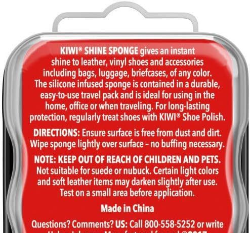 kiwi shoe shine polishing sponge pack 1 2