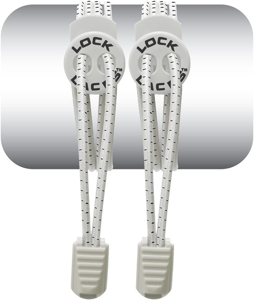 LOCK LACES - Elastic No Tie Shoelaces, One Size Fits All