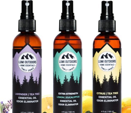 lumi outdoors natural shoe deodorizer bundle extra strength eucalyptus lemongrass citrus tea tree lavender tea tree